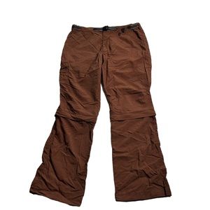 REI Brown Convertible Hiking Pants 12